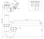 Preview: Spülensifon Abgangdurchmesser 40 mm